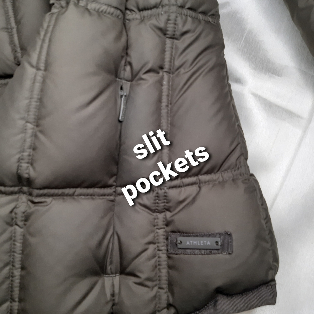 ATHLETA WOMEN'S 350360 WATER RESISTANT DOWNIEVILLE JACKET XXS - Picture 7 of 16
